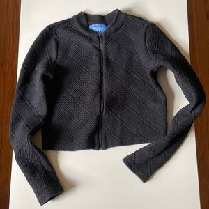 SimplyVera Vera Wang Black zipper jacket